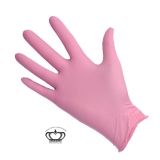 Nitril / Nitrile handschoenen Pink maat L 100stuks