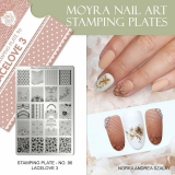 Moyra Stamping Plate 96 Lace Love 3